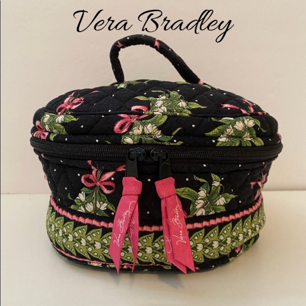 Vera Bradley Train Case Makeup Case
